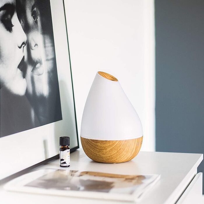 Аромадифузор Promed AL-1300 WS – ультразвуковий зволожувач повітря 1,3 л з LED-підсвіткою, авторежим та дерев'яною обшивкою | Ароматерапія та зволоження повітря