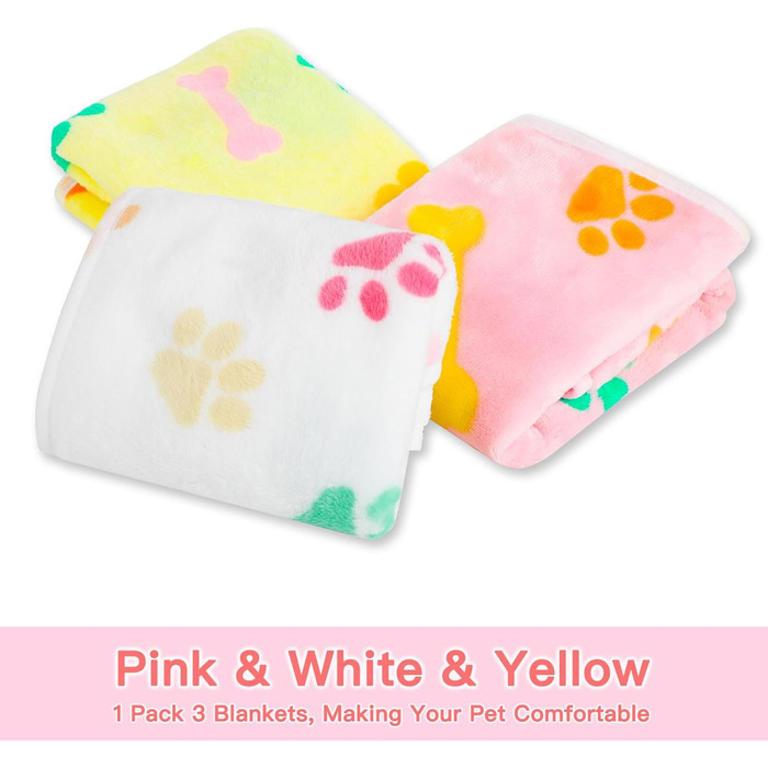 М'яка ковдра для кота та собаки, 5 шт., 76 x 52 см, різні кольори