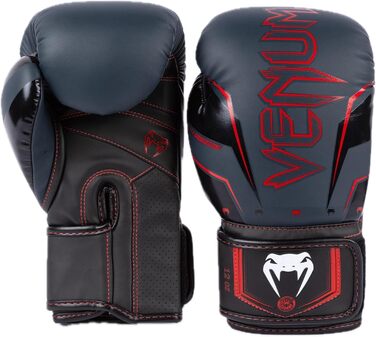 Боксерські рукавички Venum Elite Evo (Морський, Чорний, Червоний, 14 Oz)