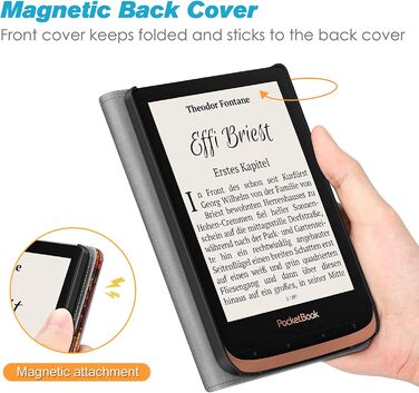 Чохол Fintie для Pocketbook Touch HD 3 / Touch Lux 5/4 / Basic Lux 4/3/2 та Pocketbook Color: з підставкою, кишенями, петлею та авто-ввімкненням/вимиканням