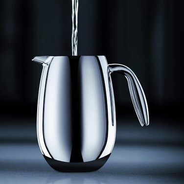 Bodum 1308-57 Columbia Coffee Press (Double-Walled, Stainless Steel, Dishwasher Safe, 1.0 liters) Matte Black 1.0 L (34 oz) Single