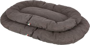 Кішка лежанка Lucca сірого кольору Kerbl (117x75 см), м'яке ліжко для тварин