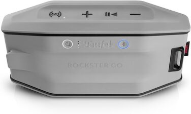 Портативна Bluetooth-колонка Teufel ROCKSTER GO 2 для вулиці, сіро-чорна