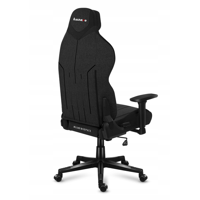 Ігрове крісло Huzaro Force 7.9 Black Mesh, тканина, чорне