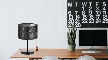 Нічник з розкішним мармуровим абажуром, LED E27 Edison