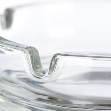 Relaxdays Glass Ashtray Set of 4