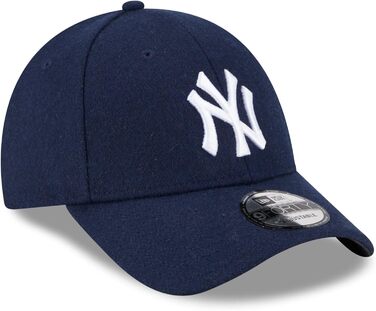 Кепка бейсболка New Era MLB Melton Wool 9Forty New York Yankees, синя