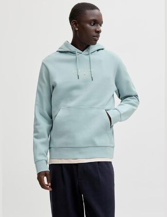 Чоловічий худі з капюшоном JACK & JONES ale Logo Hoodie, колір Celestial Blue, розмір XS