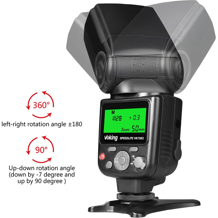 Спалах VK700II для Canon EOS: 60D, 70D, 80D, 6D, 7D та інші DSLR камери