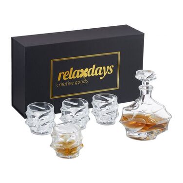 Relaxdays 5-Piece Whisky Set