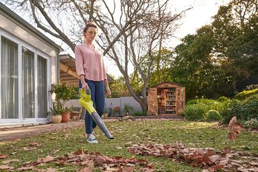 RYOBI 18V ONE+ Cordless Leaf Blower OBL1820S (Air speed 245 km/h, airflow 2.6 m³/min, without battery & charger in box)