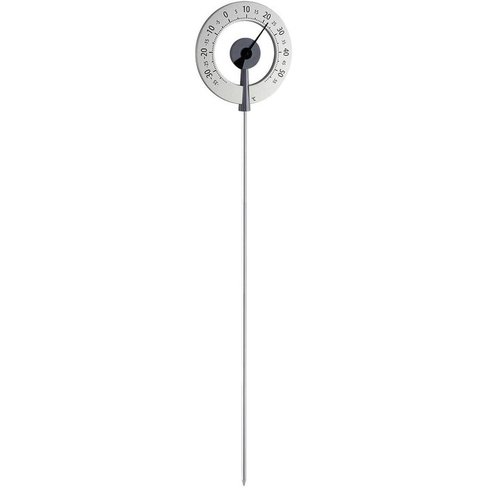 TFA Dostmann Lollipop-style Garden Thermometer, 12.2055.10, weather-resistant, with large numbers
