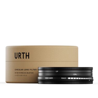 Набір фільтрів Urth 43mm: UV, CPL (поляризаційний), ND2-400