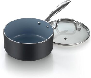 Набір посуду Cook N Home 10 предметів з антипригарним покриттям, сірий (кераміка)