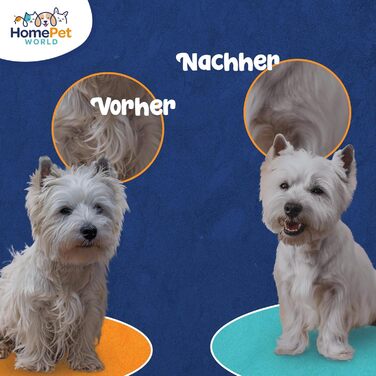 Двостороння щітка для собак та котів HomePetWorld - для догляду за довгою та середньою шерстю, видалення ковтунів та підшерстя