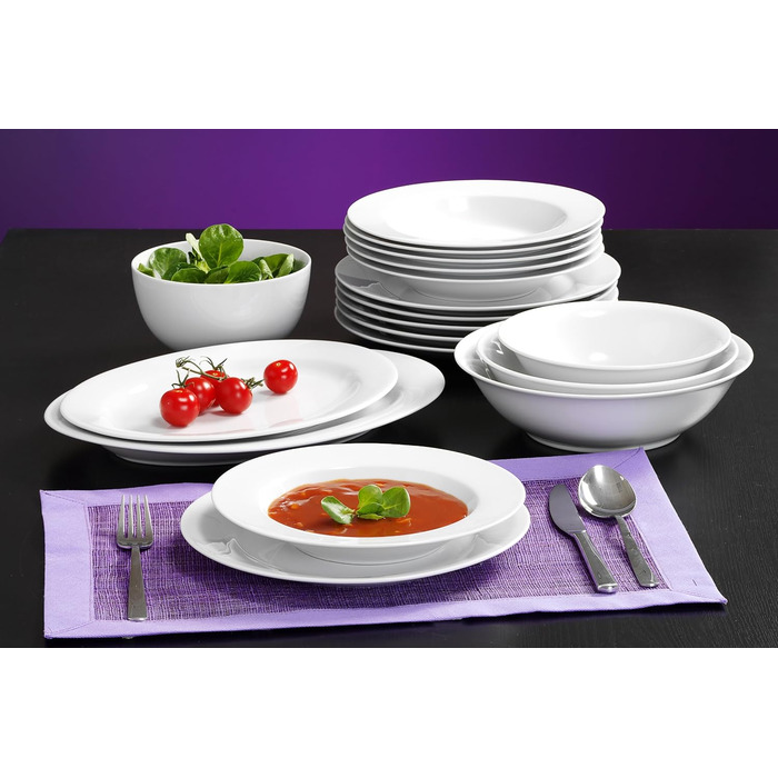 Набір цукорниця та молочник Ritzenhoff & Breker Bianco, 2 шт. (порцеляна)