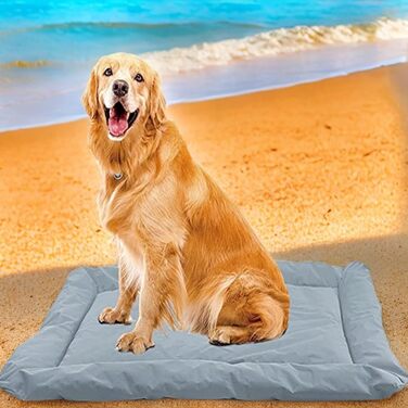Водонепроникний килимок для собак JIAMIAN: ортопедичний, для подорожей, великих та середніх порід (синій)