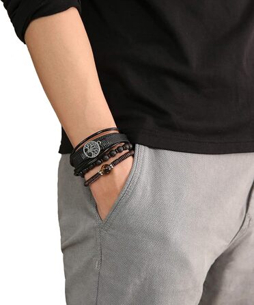 Браслети HZMAN з натуральної шкіри 