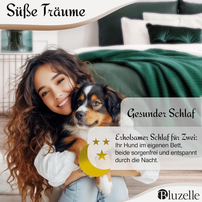 Ліжко для собак та котів, корзина для собак, диван для собак, подушка для собак, ліжко для котів, подушка для котів, S, зелений, 53x42x18 см