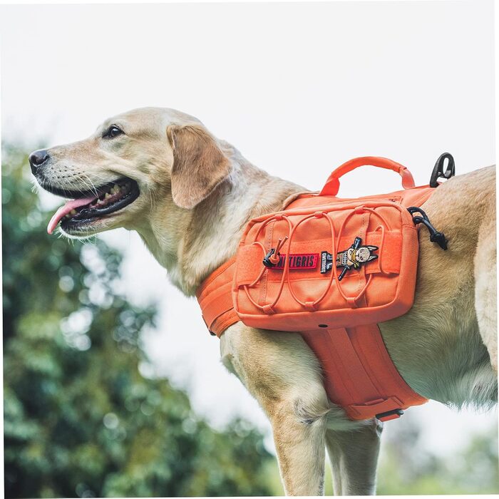 Рюкзак для собак OneTigris Mammoth 2.0 - для походів та кемпінгу, помаранчевий (M)