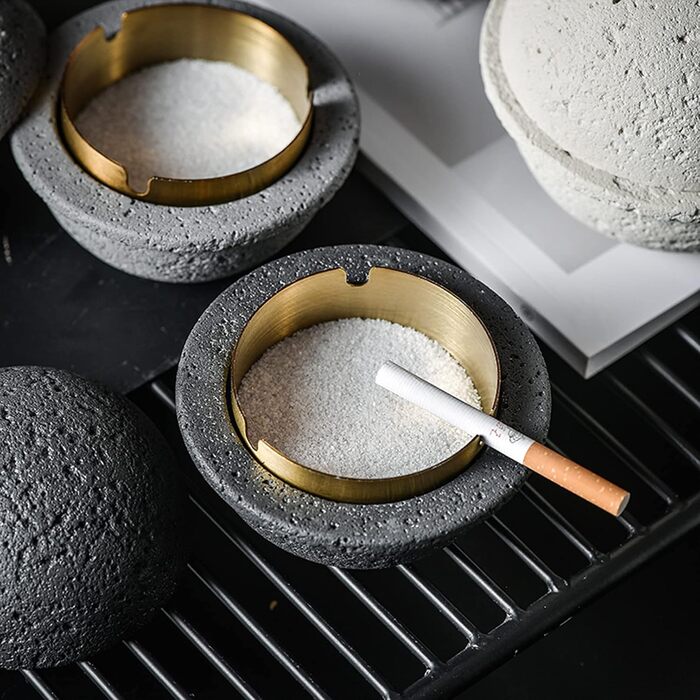 Відро для сміття на вулицю та балкон - герметичне, як стильний декор. Підходить для бетону та нержавіючої сталі (чорний). (Білий - B, S)