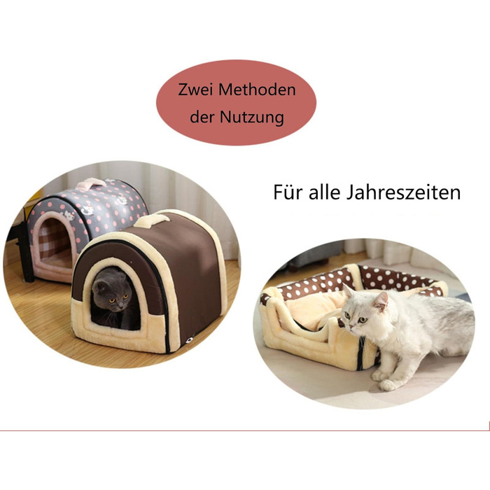 Кінець-будиночок для собак маленьких порід, затишна кімната для домашнього улюбленця, тепла та м'яка, підходить для зими, кімната для кота та собаки