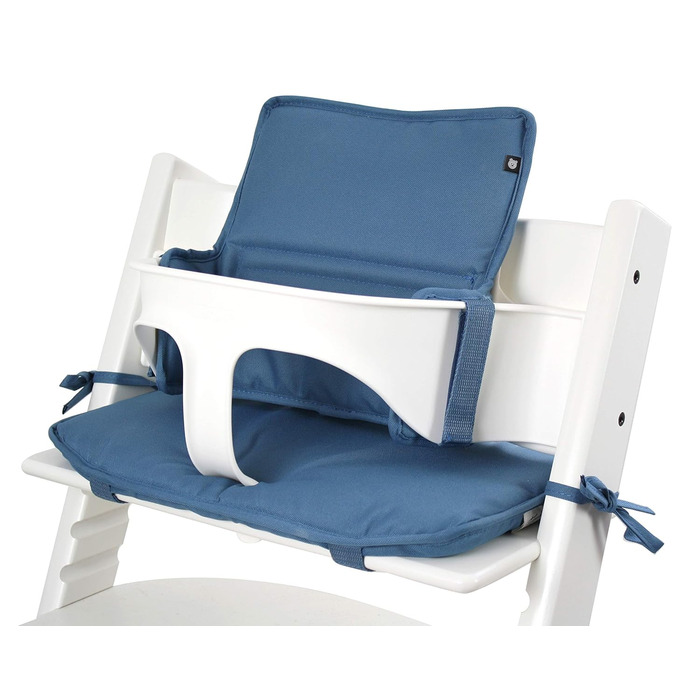 Подушка Tinydo® для стільчика Stokke Tripp Trapp, темно-синя, сидіння з XXL-амортизацією, протиковзна, аксесуар для дитячого стільчика