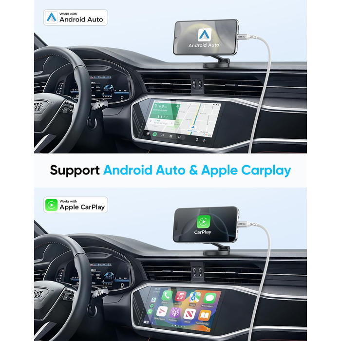 Кабель USB-C - USB 0Gbps SUNGUY, нейлонова обплітання, 3м, білий. Сумісний з iPhone, Galaxy, Android Auto (3 шт.)