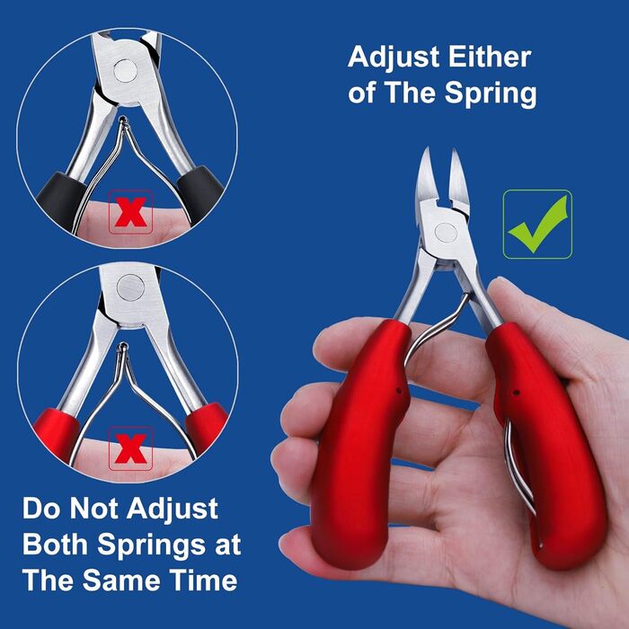 Професійний кусачок для нігтів Zehennagelknipser для потовщених та врослих нігтів, з подовженою ручкою для літніх людей та дорослих