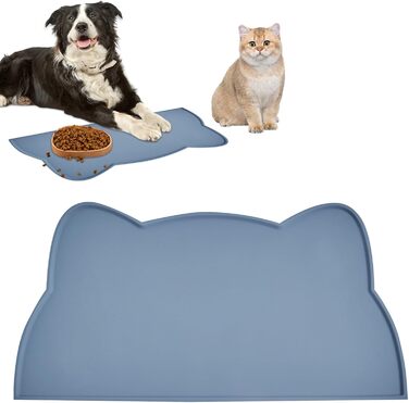 Килимок для годування котів та собак, силіконовий, неслизький, вологостійкий, легко миється