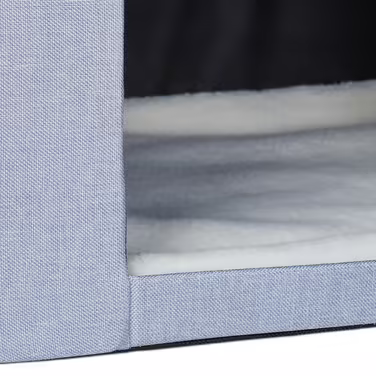 Relaxdays Cat Cave in Grey with Lid