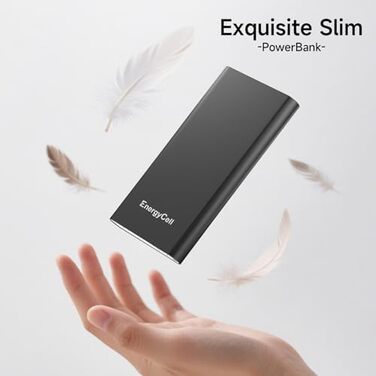 Power Bank Pilot 4GS 12000mAh Чорний: портативний зарядний пристрій для iPhone, Samsung, Huawei та інших пристроїв