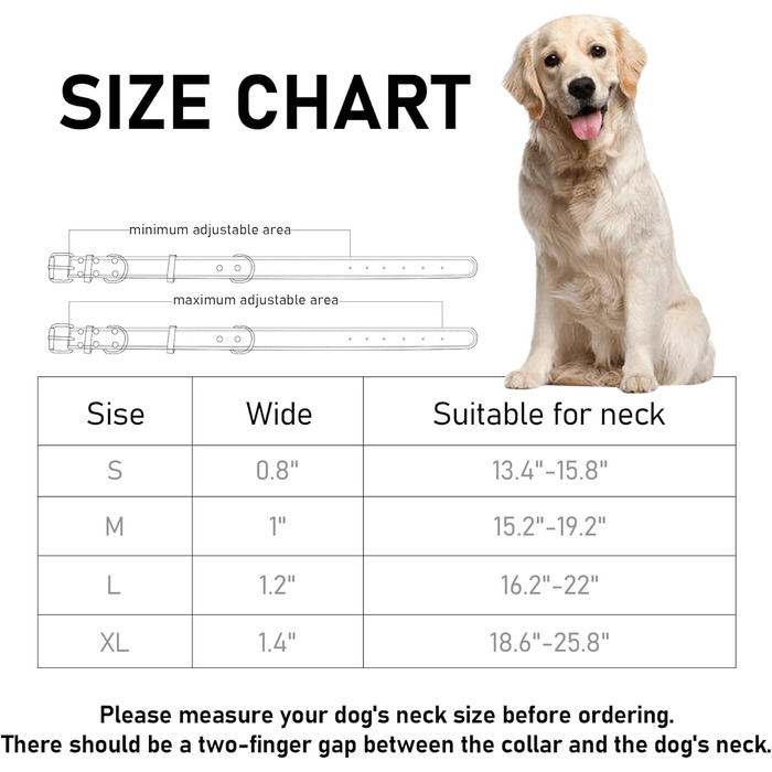 Нашийник для собак з натуральної шкіри, зелений, ширина 2.5 см, обхват шиї 40-51 см