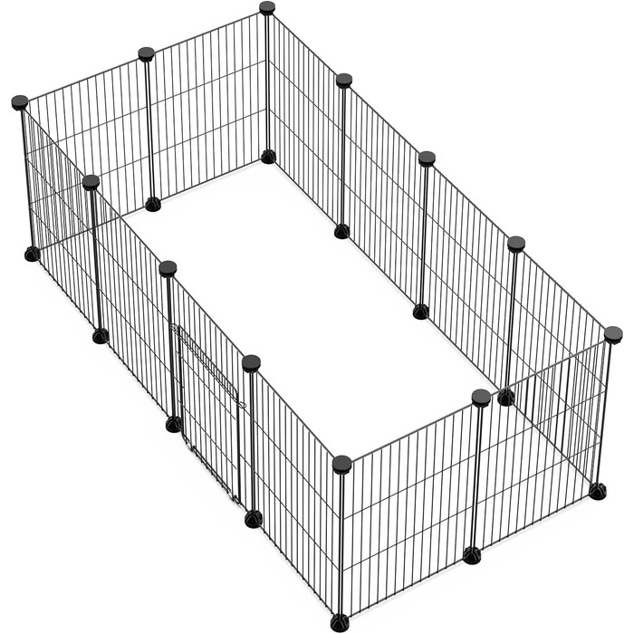 Металевий загін для кроликів LANGXUN, 12 шт. (120x60x38 см)