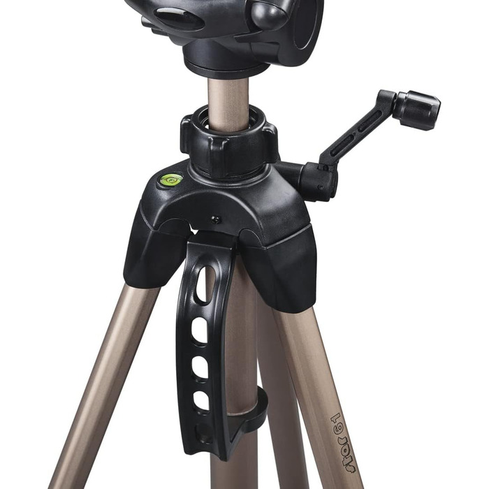 Штатив для камери Hama Star 61 з 3-позиційною головкою, регульована висота 60-153 см, сумка в комплекті, для дзеркальних та системних камер, колір шампань