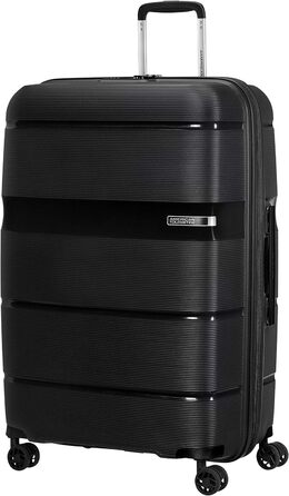 American Tourister Linex - Spinner L Suitcase, 76 cm, 102 L, (Black, L (76 cm - 102 L))