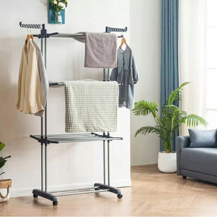 Складана підлогова сушарка для одягу XXL