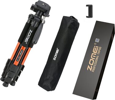 Штатив ZOMEI Q111 для камери та смартфона, алюмінієвий, 47-140 см (Orange)