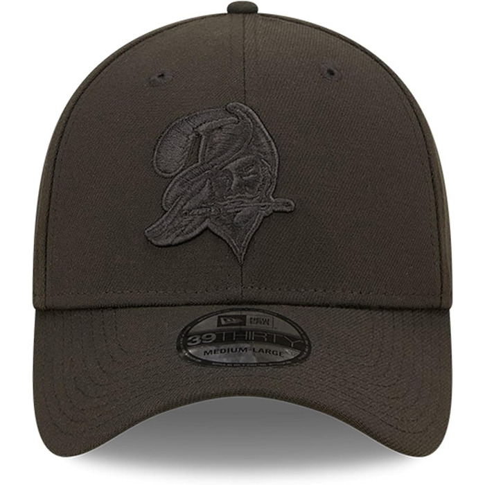 Кепка New Era 39Thirty Stretch Tampa Bay Buccaneers (S-M, Чорна) - Офіційна ліцензійна кепка NFL