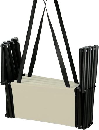 Зручна рампа для собак у машину, підходить для великих та маленьких собак. Складана рамка для авто, витримує вагу 90 кг (139*45*76 см - чорний/бежевий)