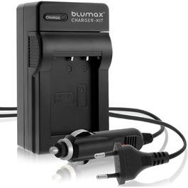 Подвійний зарядний пристрій Blumax NP-BX1 для акумуляторів камер | LCD дисплей | Заряджає 2 акумулятори одночасно