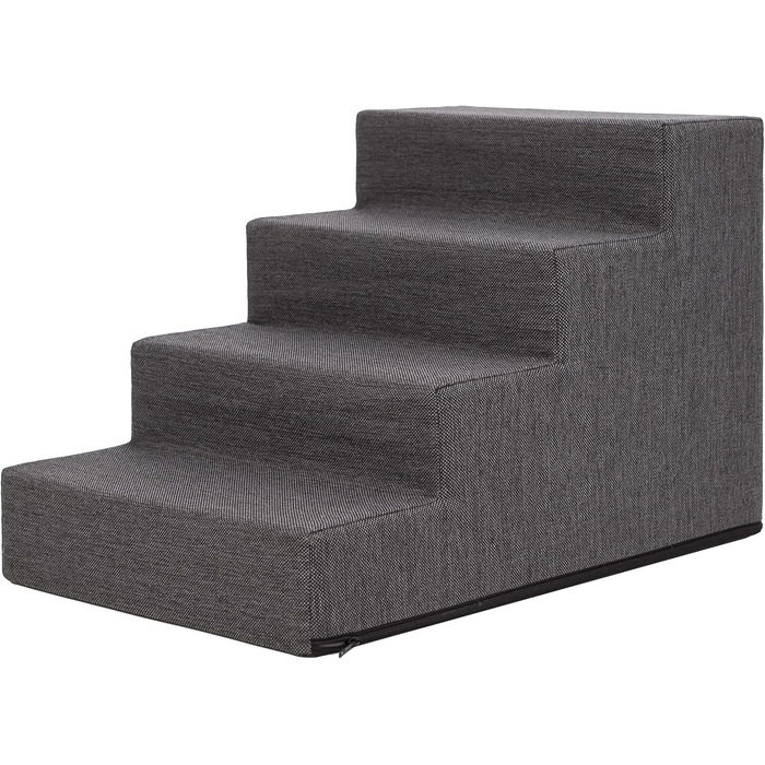 Сходинка для собак та котів Tiertreppen - пандус з 4 сходинок, сірий, висота 40 см