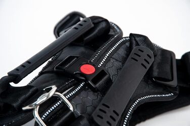 Плед-пояс для собак DogMaster 2.0, чорний, розмір XL