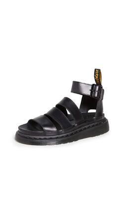 Сандалі Dr. Martens Olson Mädchen Brando Schwarz (40 EU) - Чорні шкіряні сандалі для дівчаток
