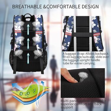 Рюкзак Cafele з RFID захистом, для ноутбука 17.3