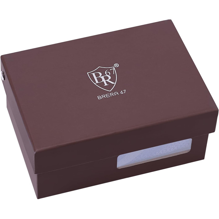 Подарунковий набір для чоловіків: краватка, хустинка, запонки, зажим для краватки та ґудзики для манжетів, блакитний в смужку, для офісу, весілля, костюма. Елегантний подарунок