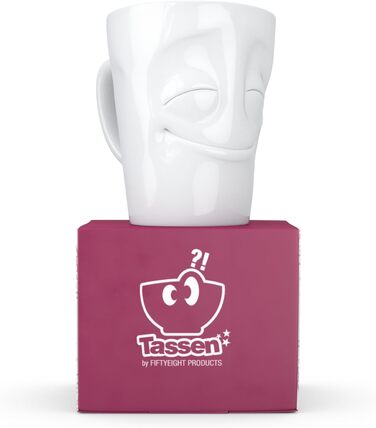 Fiftyeight products, Fiftyeight set with 2 handled cups, Pleasure and Dirty White, approx. 350 ml