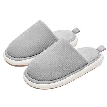 Легкі та безшумні тапочки для дому та вулиці - Hausschuhe Unisex, 36-43 EU, сірий