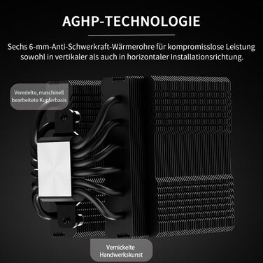 Кулер для процесора Thermalright Peerless Assassin 120 VISION MAX ARGB Black, 2 вентилятори TL-K12 PWM, 5