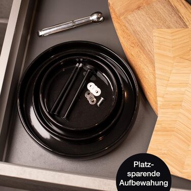 Підставка для фруктів Moritz & Moritz - 3 яруси, з щипцями, з кераміки - Сучасна декор для кухні та вечірок - Ідеальна для зберігання фруктів, мафінів та капкейків